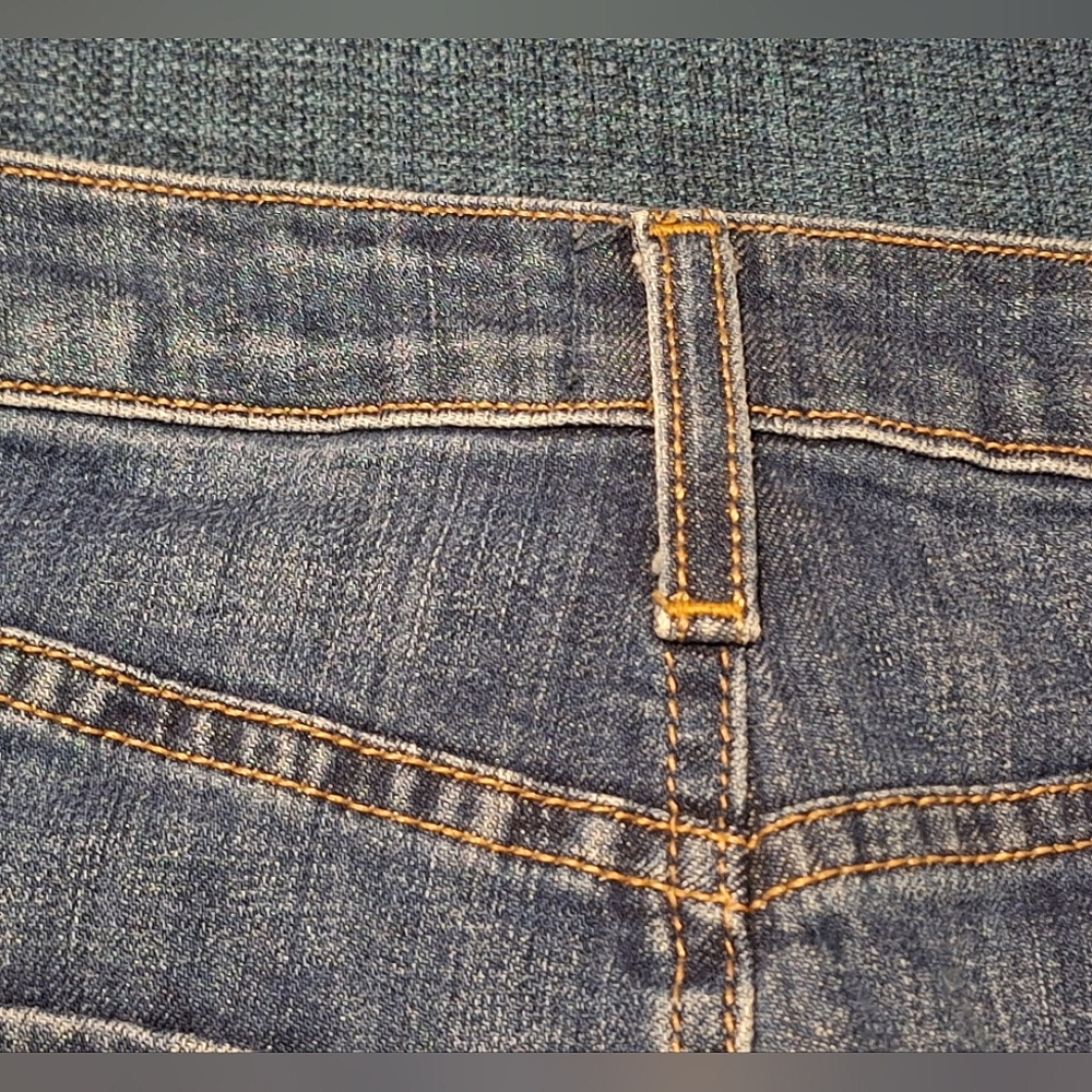 JUST BLACK | Denim, Mini Skirt w/ Frayed Hem - Picture 13 of 16